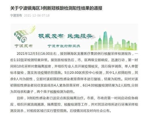 宁波疫情最新爆料,多区域现新增病例,防控措施升级中 第2张 宁波疫情最新爆料,多区域现新增病例,防控措施升级中 第2张